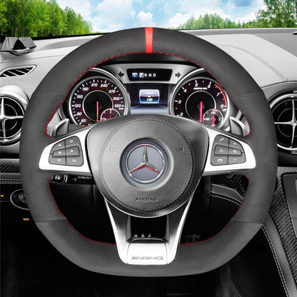 Steering Wheel Cover for Mercedes-Benz AMG GT C190 R190 C63 W205 C117 C218 W213 X253 W166 W222