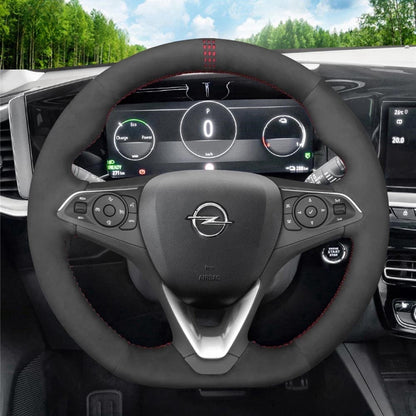 Steering Wheel Cover for Opel Vauxhall Astra K Corsa E F Combo Life Grandland X Insignia Mokka / Holden Calais Commodore