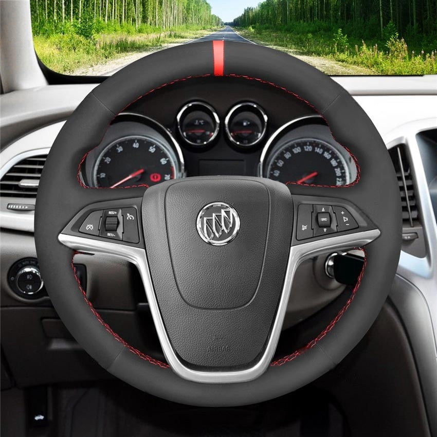 Steering Wheel Cover for Opel Vauxhall Astra Mokka X Zafira Insignia CT Ampera Cascada Meriva / Buick Encore Verano Cascada