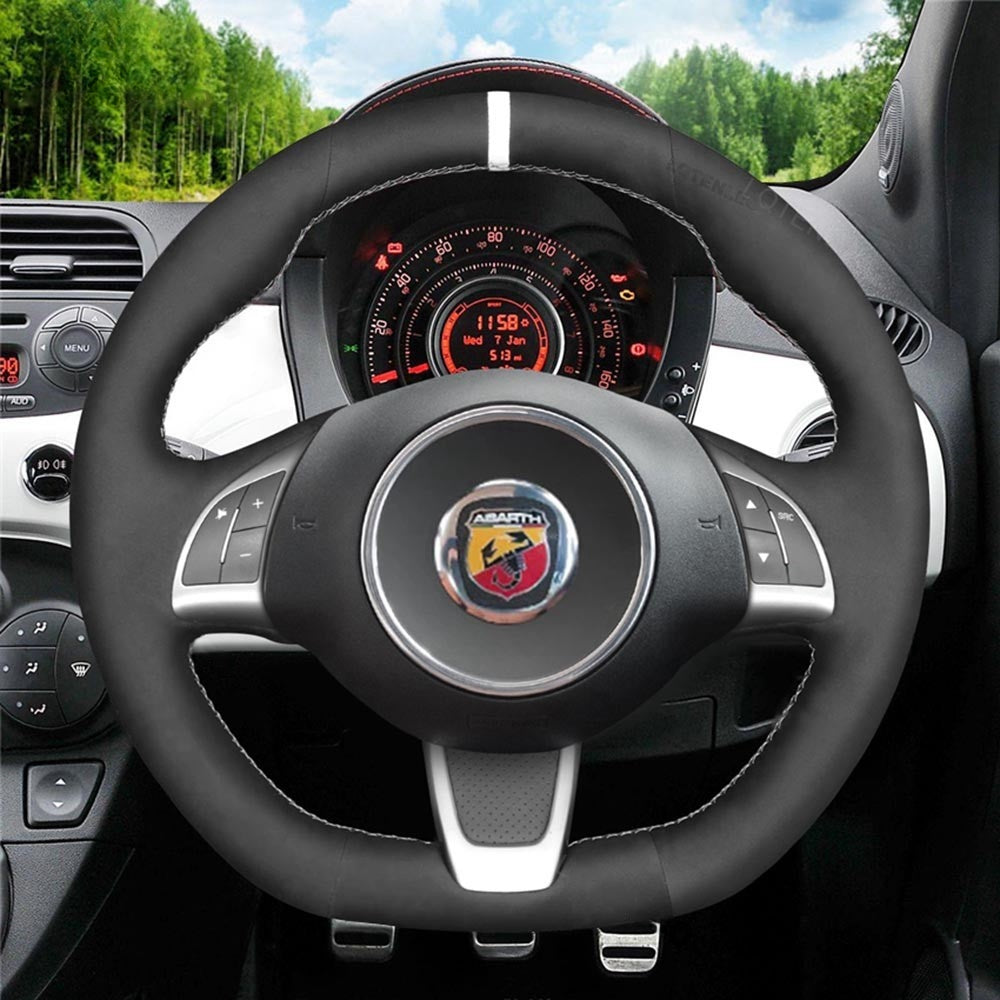 Steering Wheel Cover for Fiat Abarth 500 500C 595 595C 2009-2017