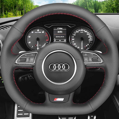 Steering Wheel Cover for Audi A5 A7 S3 S4 S5 S6 S7 SQ5 RS 5 RS 7 2012-2018