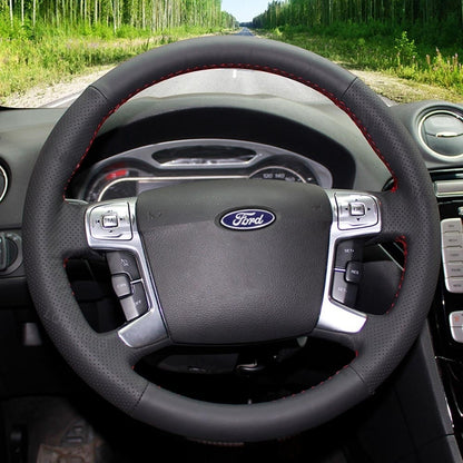 Steering Wheel Cover for Ford Mondeo S-Max Galaxy 2006-2015