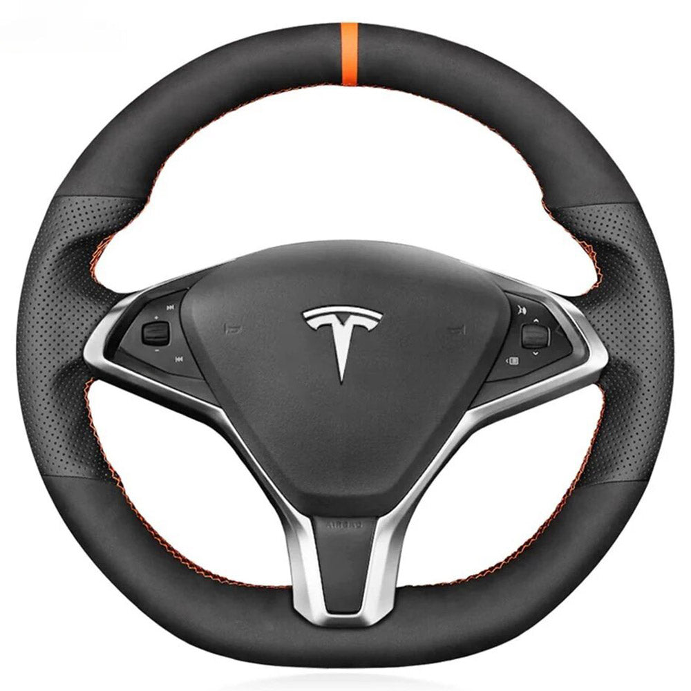 Steering Wheel Cover for Tesla Model S X 2012-2021