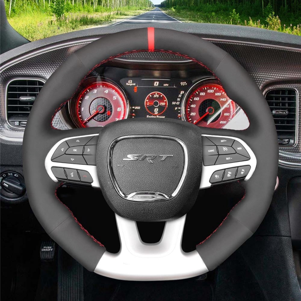 Steering Wheel Cover for Dodge Challenger Charger Durango SRT 2015-2023