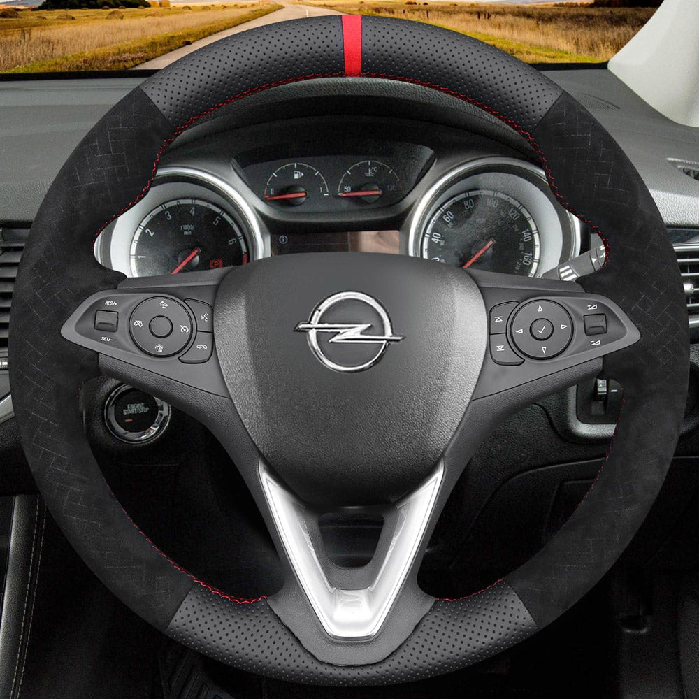 Steering Wheel Cover for Opel Astra K Corsa E Crossland X Insignia CT Karl Zafira 2014-2021