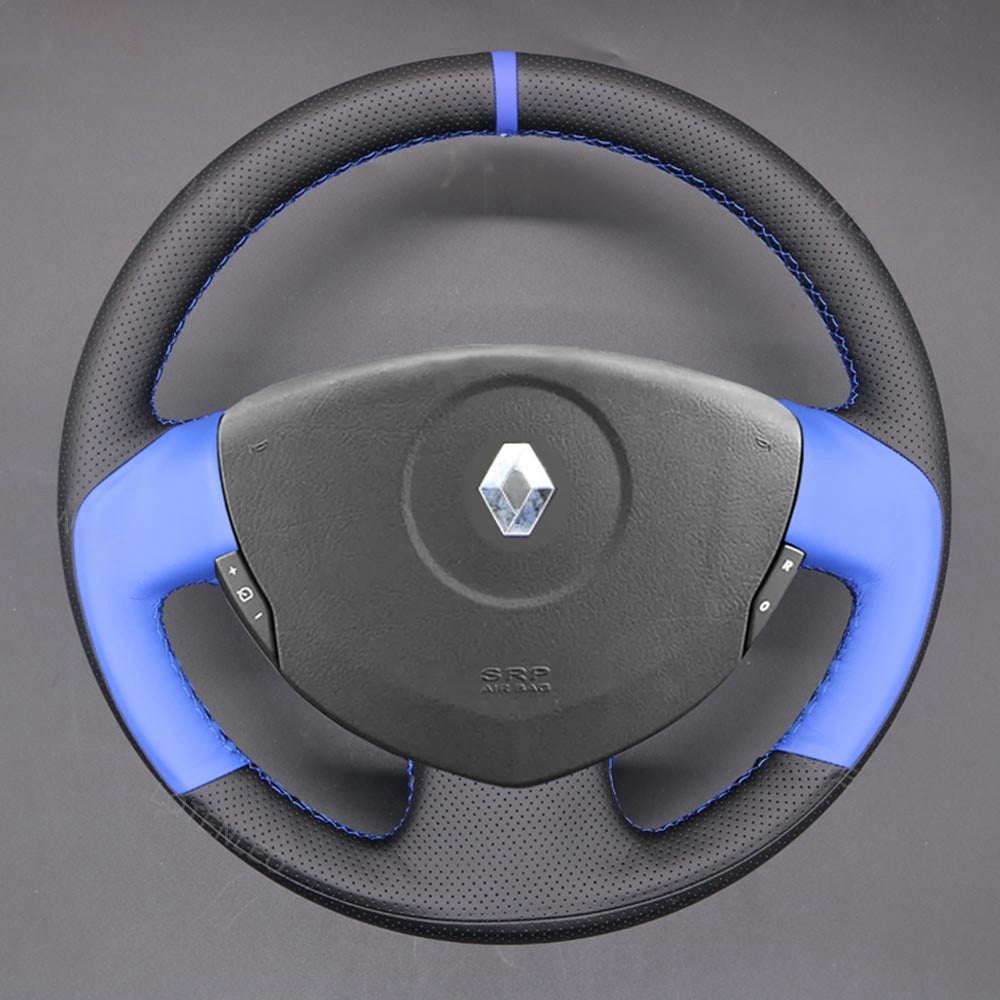 Steering Wheel Cover for Renault Clio Twingo 2 Logan Sandero 1 / Dacia Logan Sandero 2001-2015