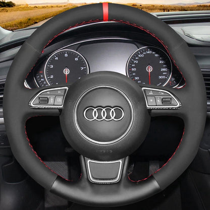 Steering Wheel Cover for Audi A3 A4 A5 A6 A7 Allroad RS S6 S7 S8