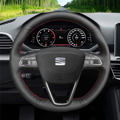 Steering Wheel Cover for SEAT Leon 5F Toledo Arona 2013-2021