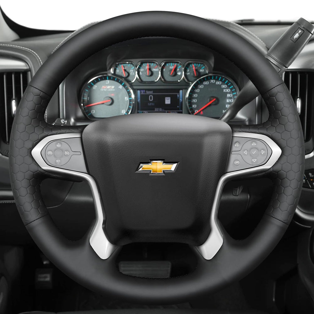 Lenkradbezug für Chevrolet Suburban Silverado Tahoe 1500 1500LD 2500 3500 4500HD 5500HD 6500HD Suburban 2014–2020