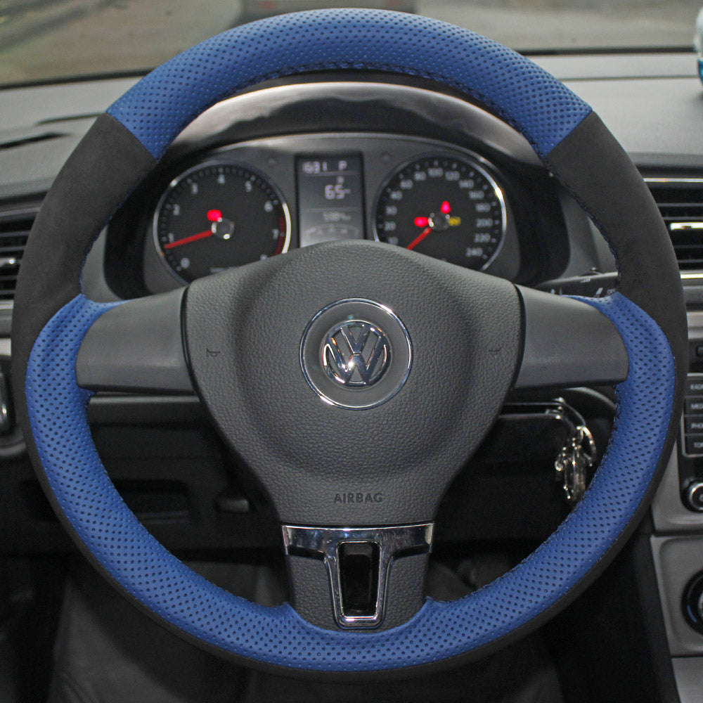 Steering Wheel Cover for Volkswagen VW Passat Sharan EOS Amarok California Caravelle T5 2009-2016