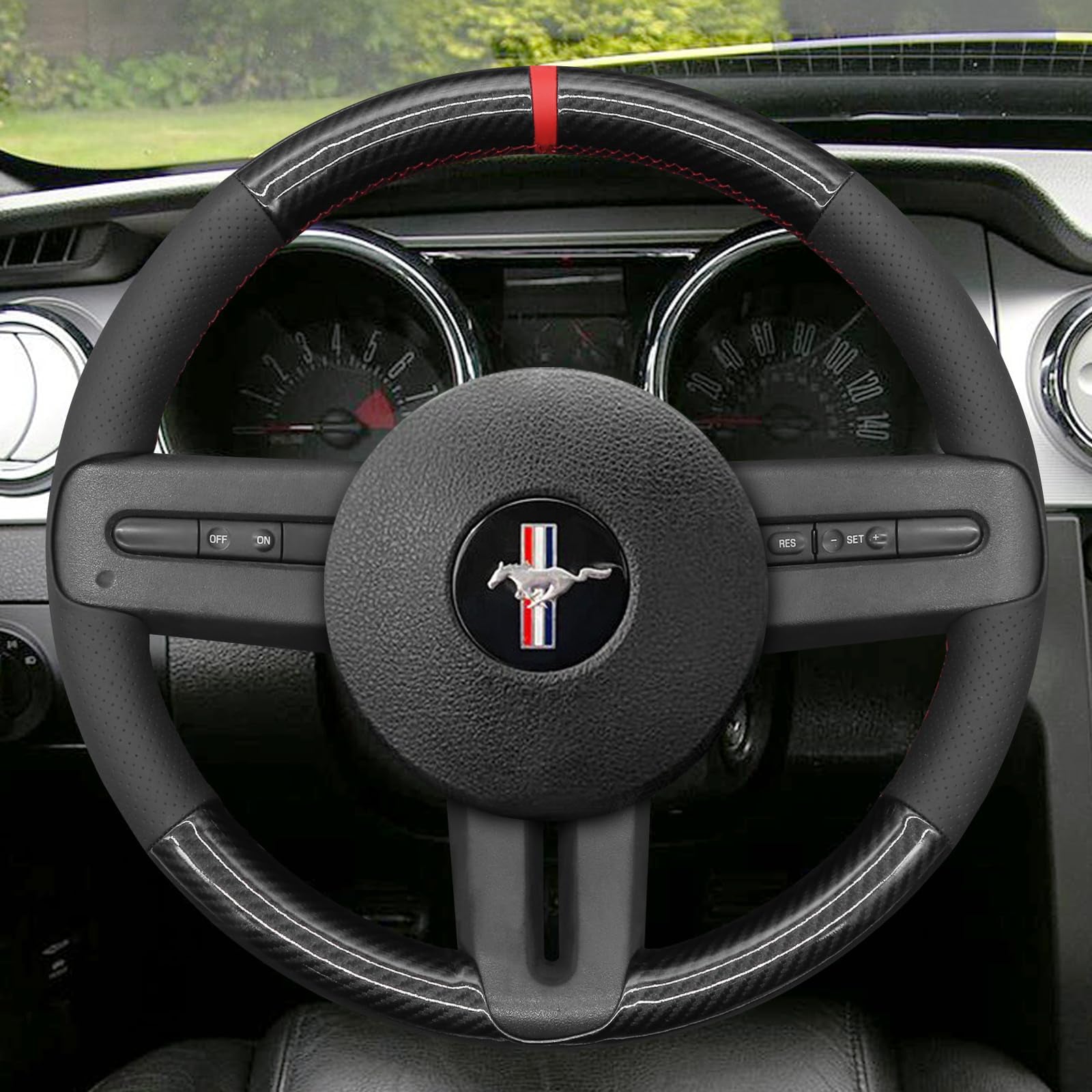 Steering Wheel Cover for Ford Mustang 2005-2012