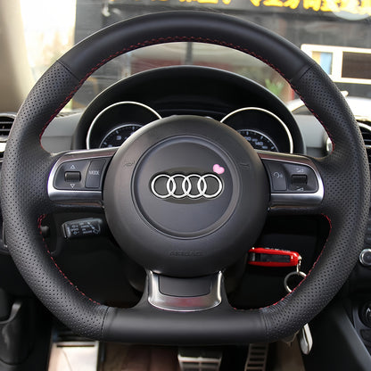 Steering Wheel Cover for Audi A2 A3 A4 A6 A8 TT S3 S4 R8 RS 4/6