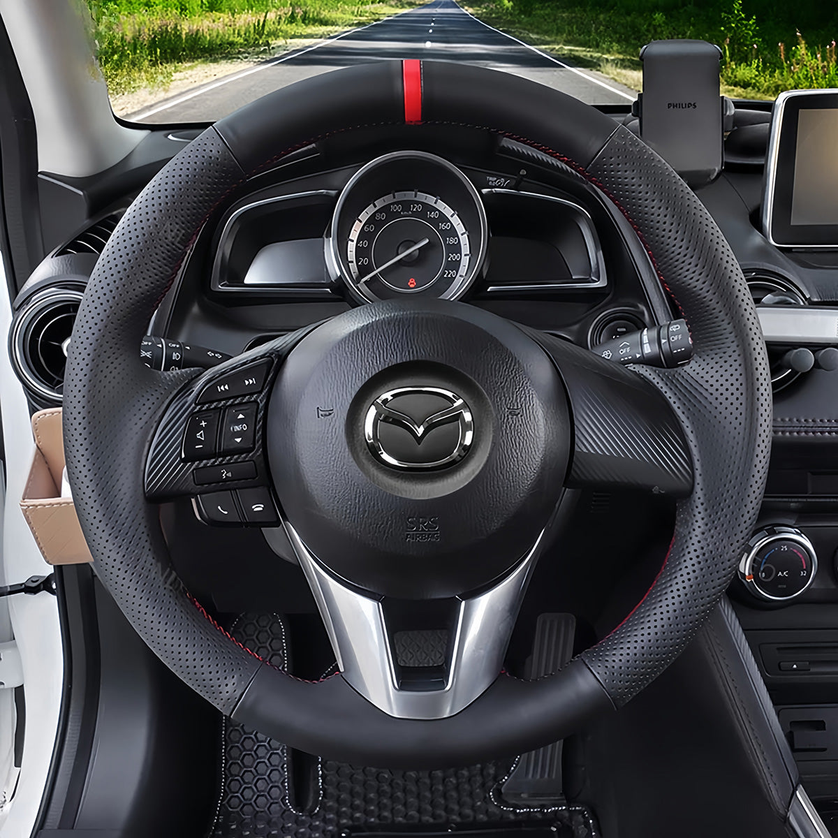Steering Wheel Cover for Toyota Yaris iA 2017 2018
