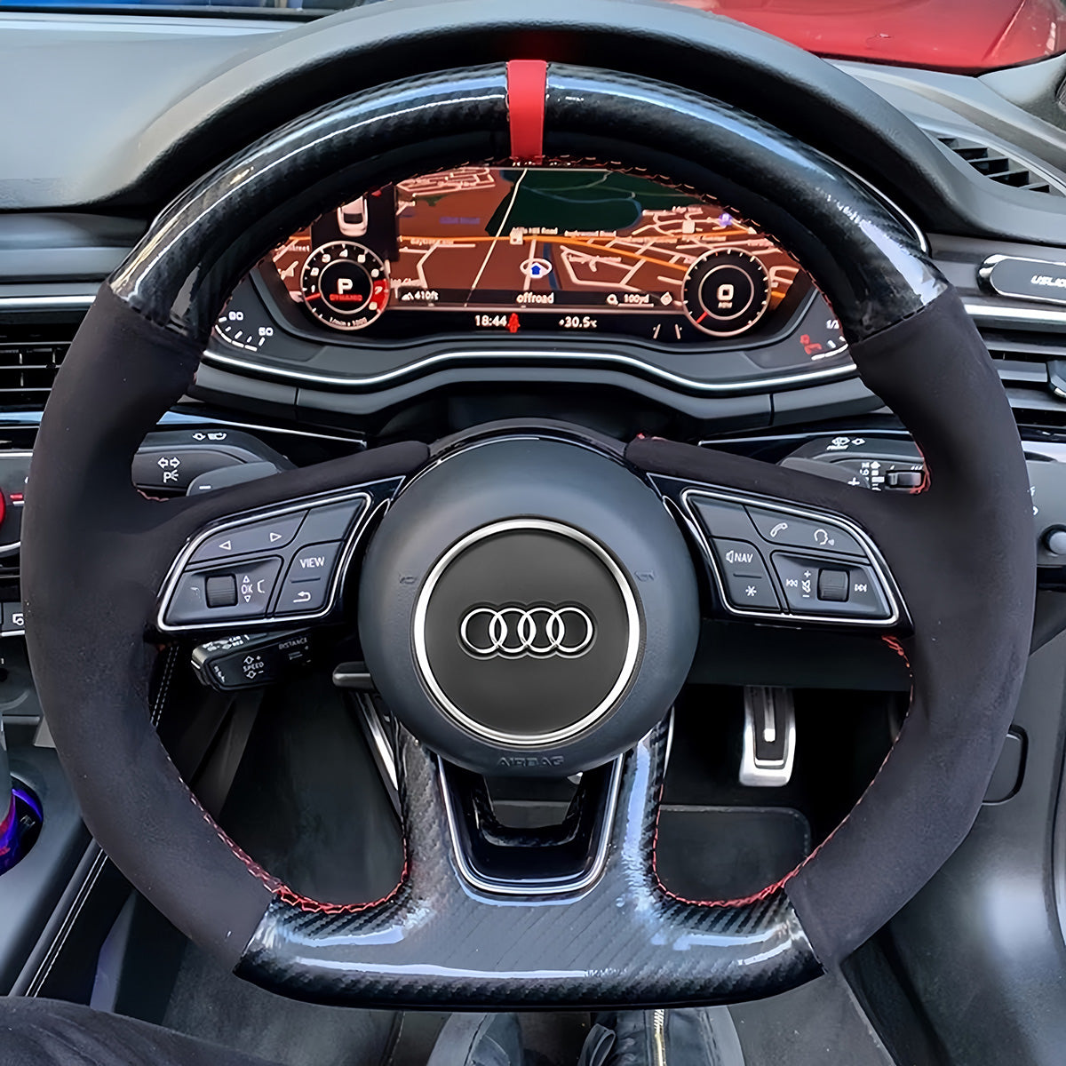 Steering Wheel Cover for Audi A3 A5 RS 3 RS 5 S3 S4 S5 2015-2022