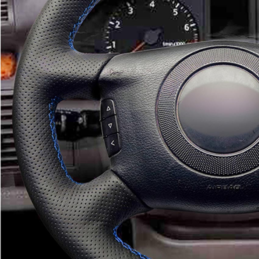 LQTENLEO Hand-stitched Car Steering Wheel Cover for Audi A4 2002-2005 / A6 1999-2004 / A8 A8 L 1998-2001 / Allroad 2001-2005 / S4 2004-2006 - LQTENLEO Official Store