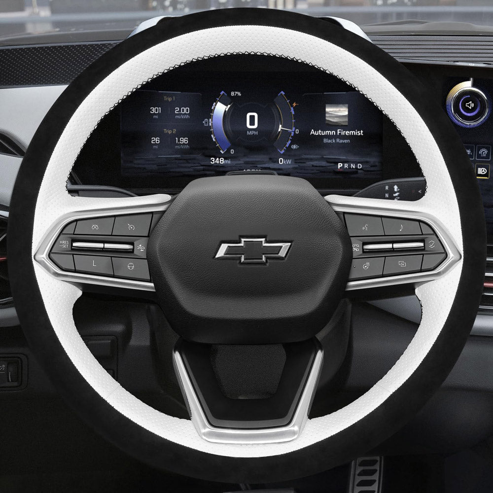 Steering Wheel Cover for Chevrolet Equinox Silverado EV Traverse Tahoe Blazer EV Suburban 2024-2026