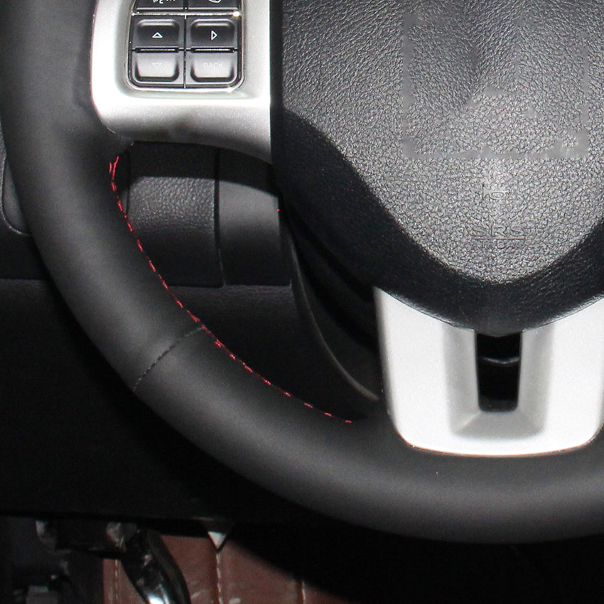 LQTENLEO Hand-stitched Car Steering Wheel Cover for Dodge Challenger 2011-2014 /Charger 2011-2014 /Avenger 2011-2014/Durango 2011-2013 /Journey 2011-2020 /Grand Caravan 2011-2020 - LQTENLEO Official Store