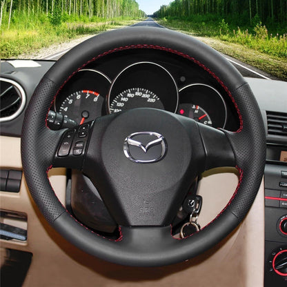 Steering Wheel Cover for Mazda 3 Axela 5 6 Atenza MPV 2003-2010