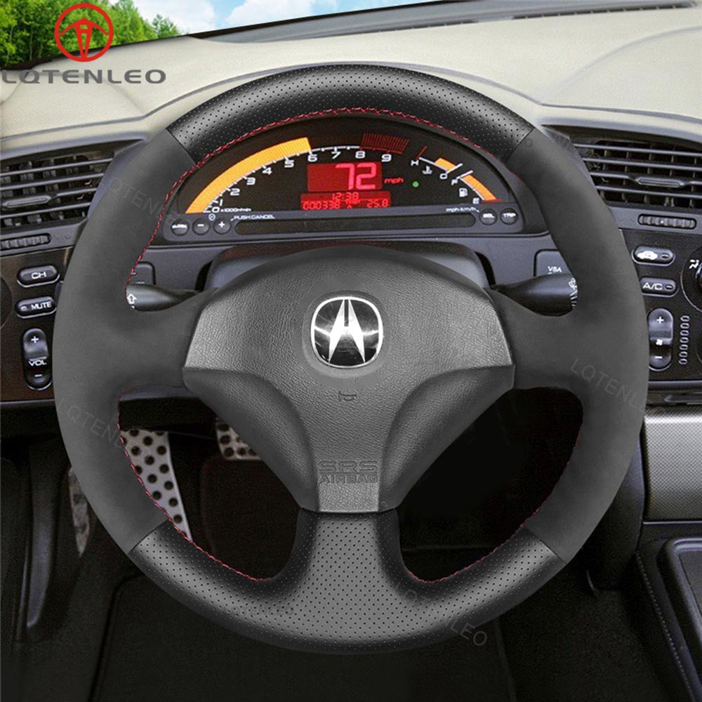 LQTENLEO Hand-stitched Car Steering Wheel Cover for Honda S2000 2000-2009 / Civic (SI) 2002-2005 / Insight 2000-2006 / for Acura RSX 2002-2006 - LQTENLEO Official Store