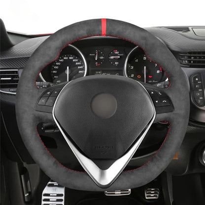 Steering Wheel Cover for Alfa Romeo Giulietta 2014-2021 (D Shape)