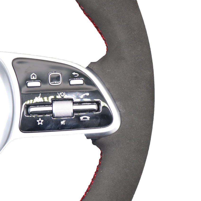 LQTENLEO Hand-stitched Car Steering Wheel Cover for Mercedes-Benz W177 W205 C205/A205 C118 C257 W213 W463 H247 Sprinter
