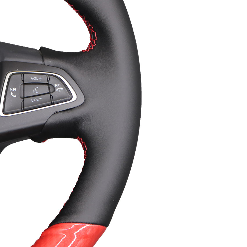 Steering Wheel Cover for Ford Focus ST Focus ST-Line Focus RS Ecosport ST-Line Kuga Escape