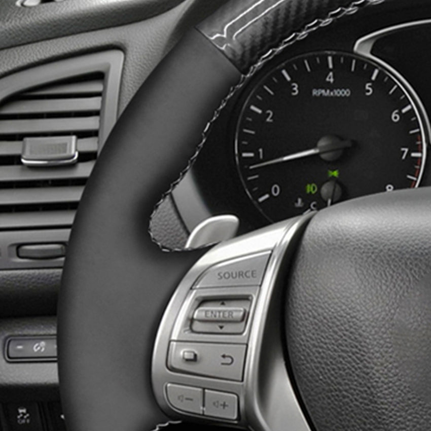 Steering Wheel Cover for Nissan Qashqai X-Trail Teana Altima Sentra Tiida Navara Pulsar Rogue D23 2014-2020