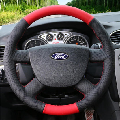 Steering Wheel Cover for Ford Focus C-Max Tourneo Transit Connect 2004-2013