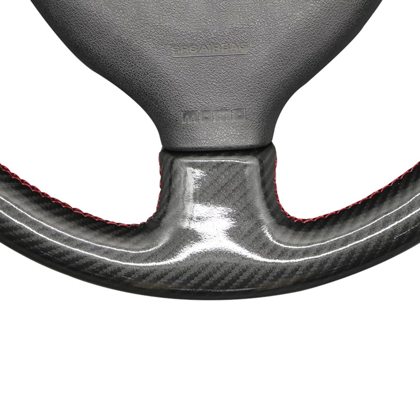 LQTENLEO Carbon Fiber Leather Suede Hand-stitiched Car Steering Wheel Cover for Mitsubishi Lancer Evolution EVO VI 6 / V (5) / IV 4