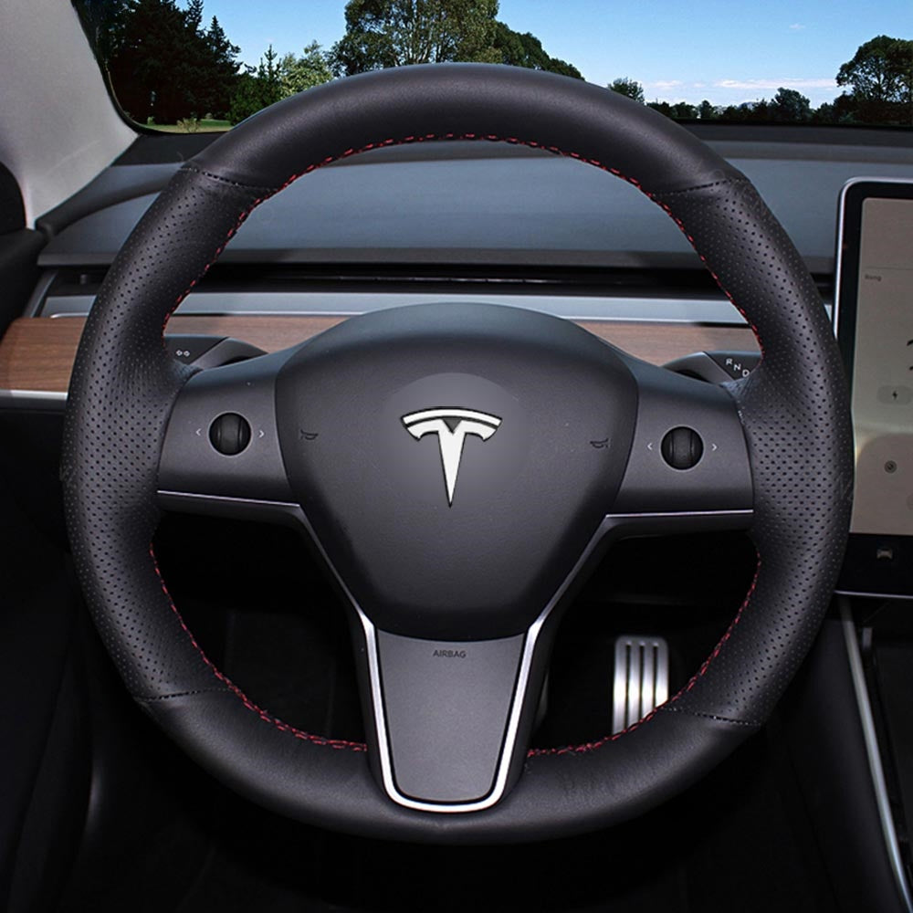 Steering Wheel Cover for Tesla Model 3 Y 2017-2023