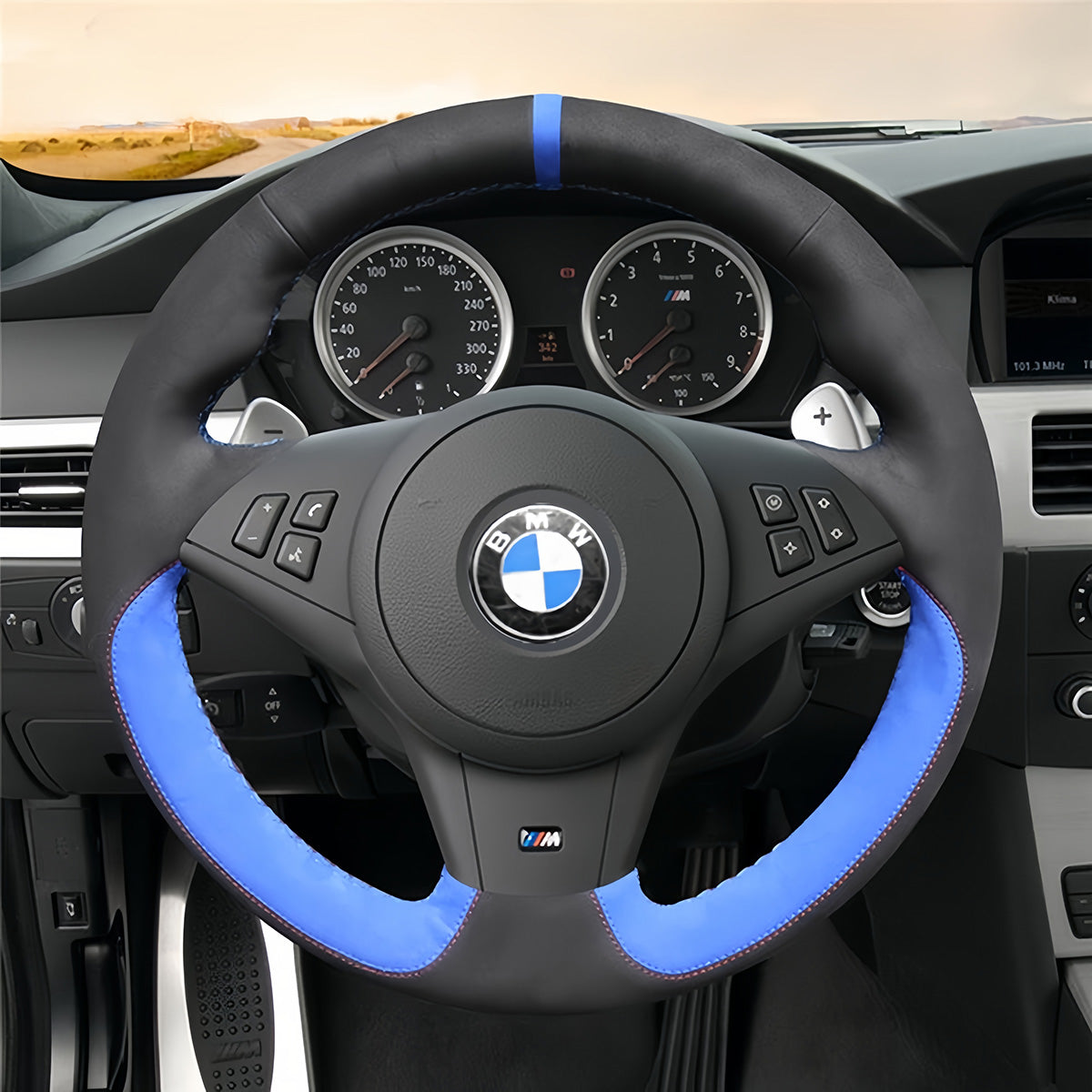Lenkradbezug für BMW 5er E60 E61 2003-2010 6er E63 E64 2004-2009