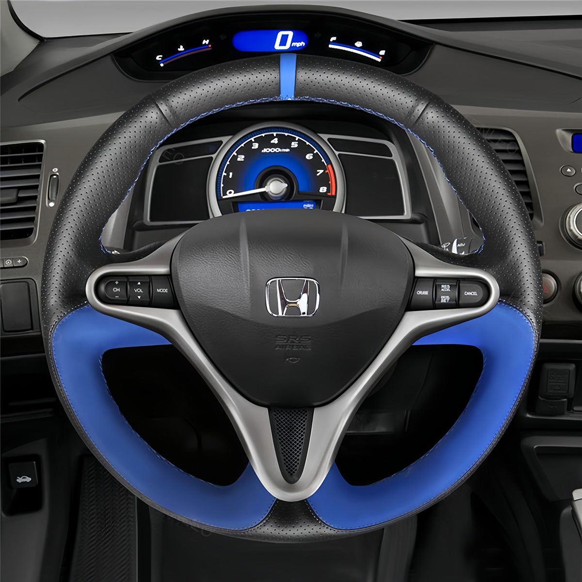 Steering Wheel Cover for Honda Civic 8 Type R 2006-2011 / Acura CSX 2006-2011