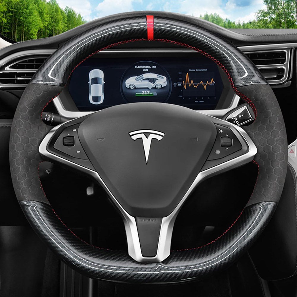 Steering Wheel Cover for Tesla Model S X 2012-2021