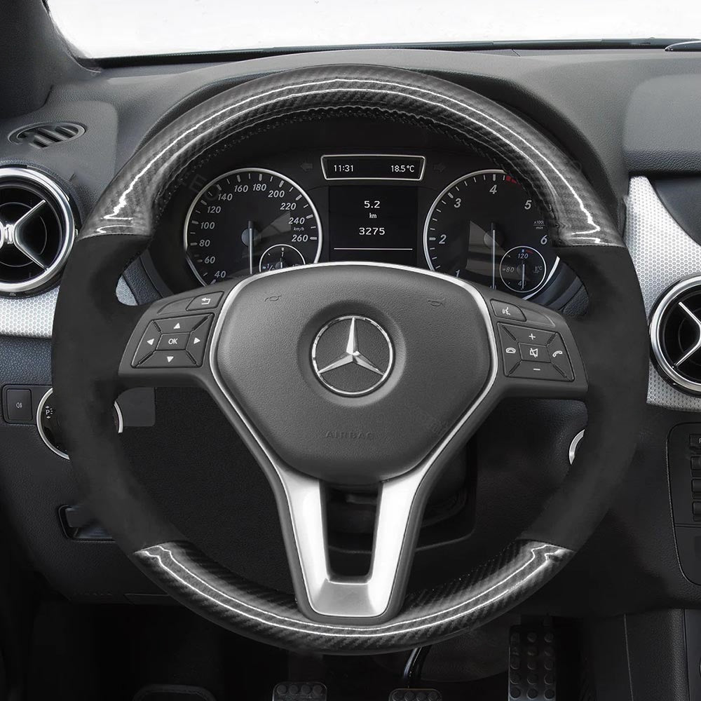 Steering Wheel Cover for Mercedes-Benz W246 W204 C117 C218 W212 X156 X204