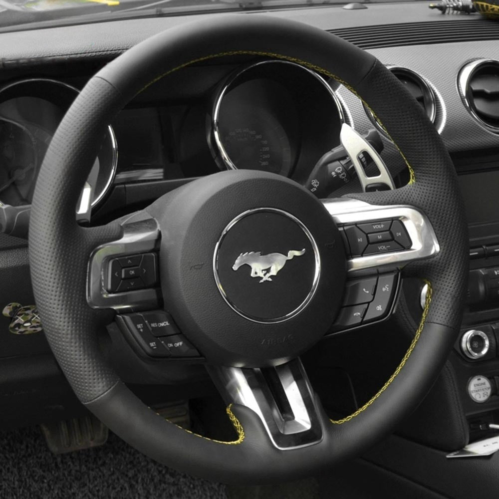 Steering Wheel Cover for Ford Mustang 2015-2024