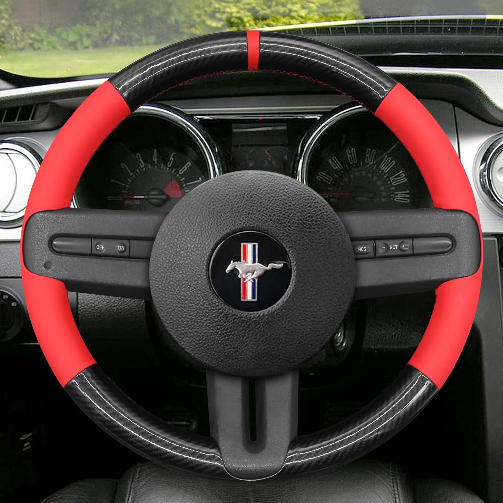 Steering Wheel Cover for Ford Mustang 2005-2012