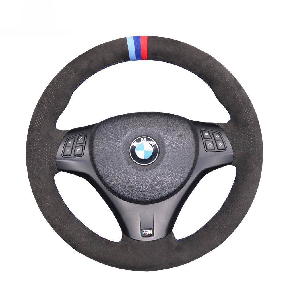 Steering Wheel Cover for BMW M Sport X1 M3 E81 E82 E84 E87 E88 E90 E91 E92 E93