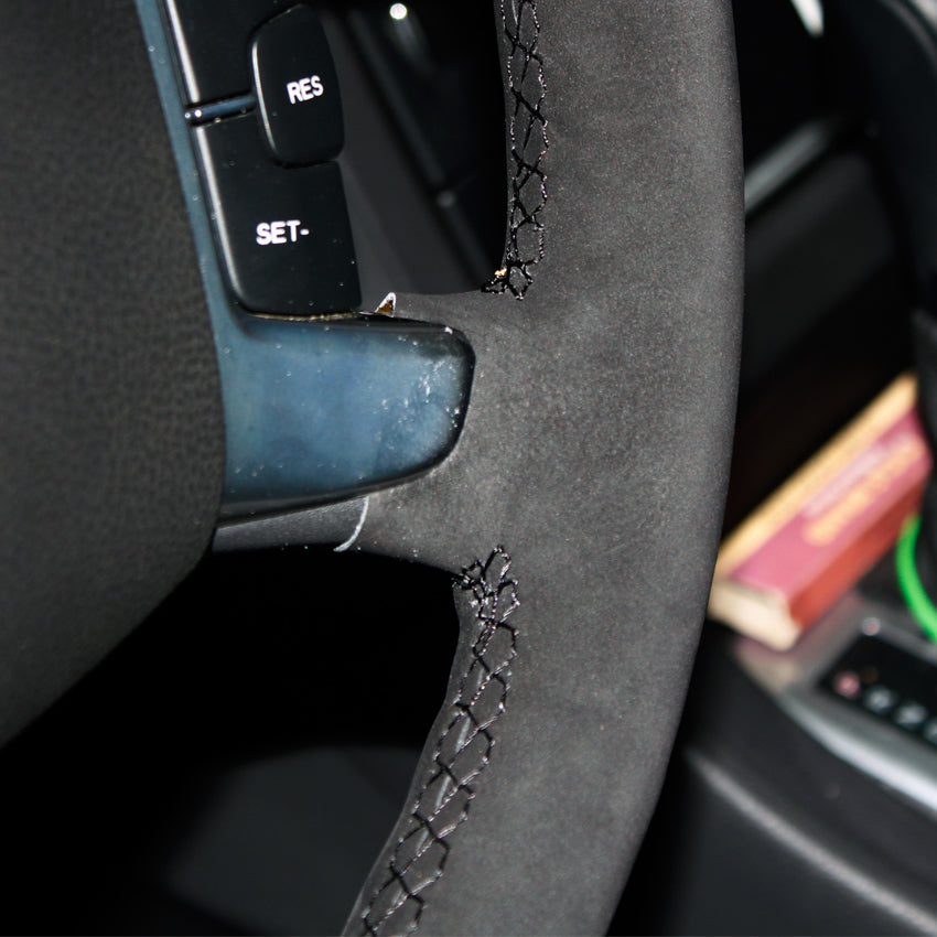 LQTENLEO Leather Suede Hand-stitched Car Steering Wheel Cover for Ford Mondeo / S-Max / Galaxy - LQTENLEO Official Store