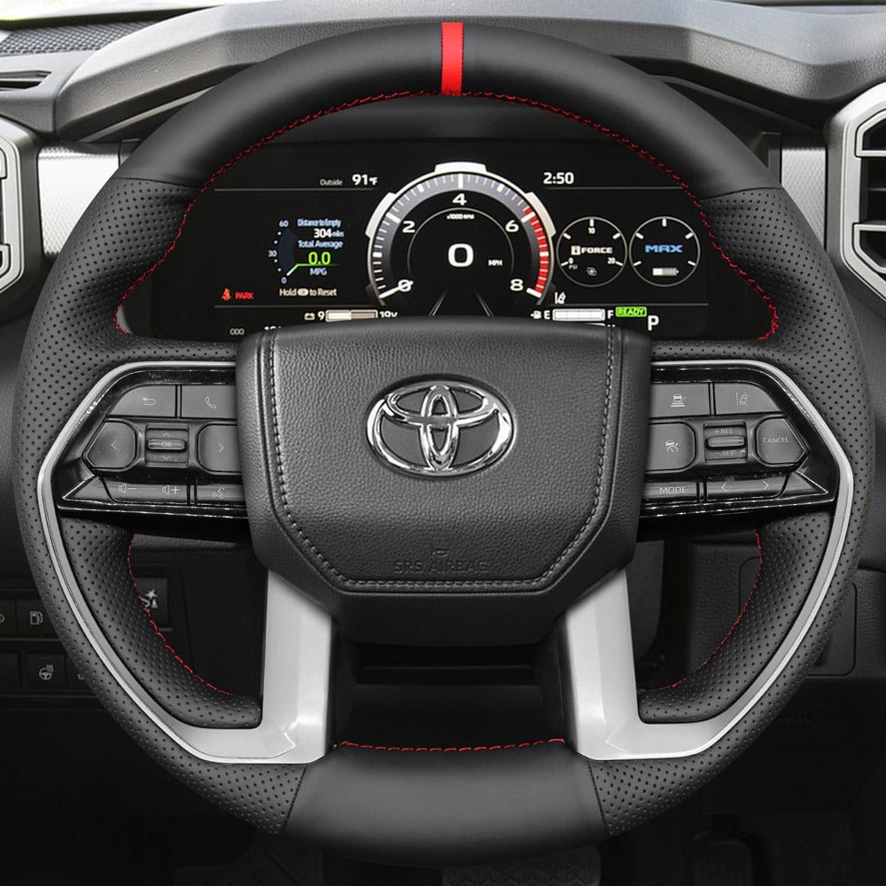 Steering Wheel Cover for Toyota Tacoma Tundra III XK70 Sequoia 4Runner 2022-2026