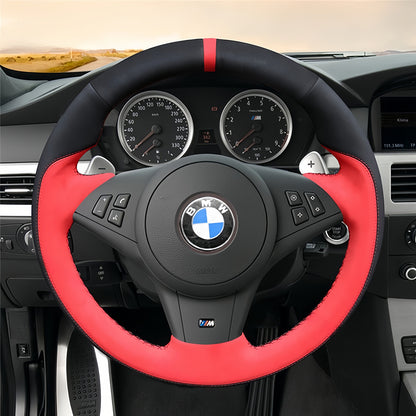 Steering Wheel Cover for BMW 5 Series E60 E61 2003-2010 6 Series E63 E64 2004-2009