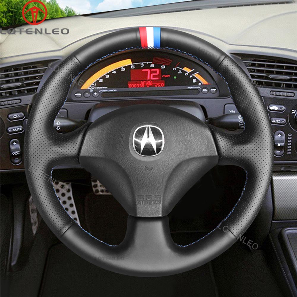 LQTENLEO Hand-stitched Car Steering Wheel Cover for Honda S2000 2000-2009 / Civic (SI) 2002-2005 / Insight 2000-2006 / for Acura RSX 2002-2006 - LQTENLEO Official Store