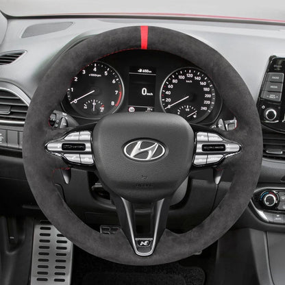 Steering Wheel Cover for Hyundai Elantra Kona Veloster i20N i30N 2017-2024