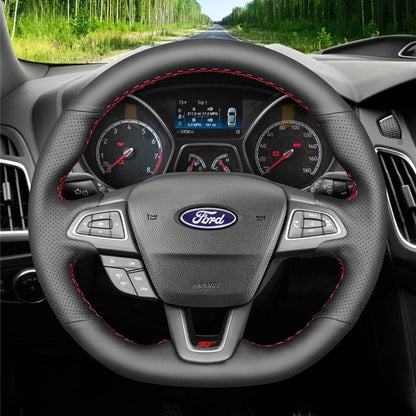 Steering Wheel Cover for Ford Focus ST Focus ST-Line Focus RS Ecosport ST-Line Kuga Escape