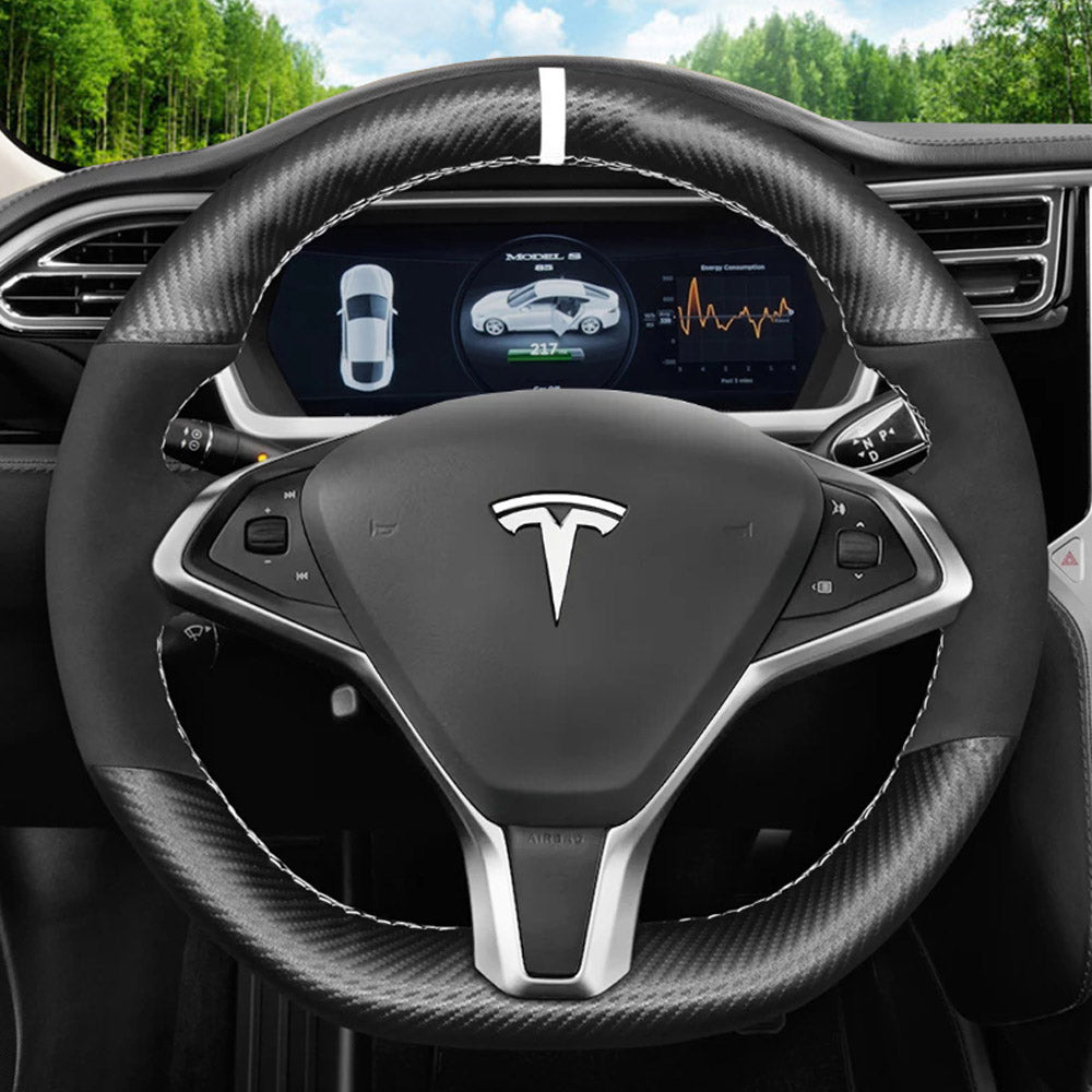 Steering Wheel Cover for Tesla Model S X 2012-2021