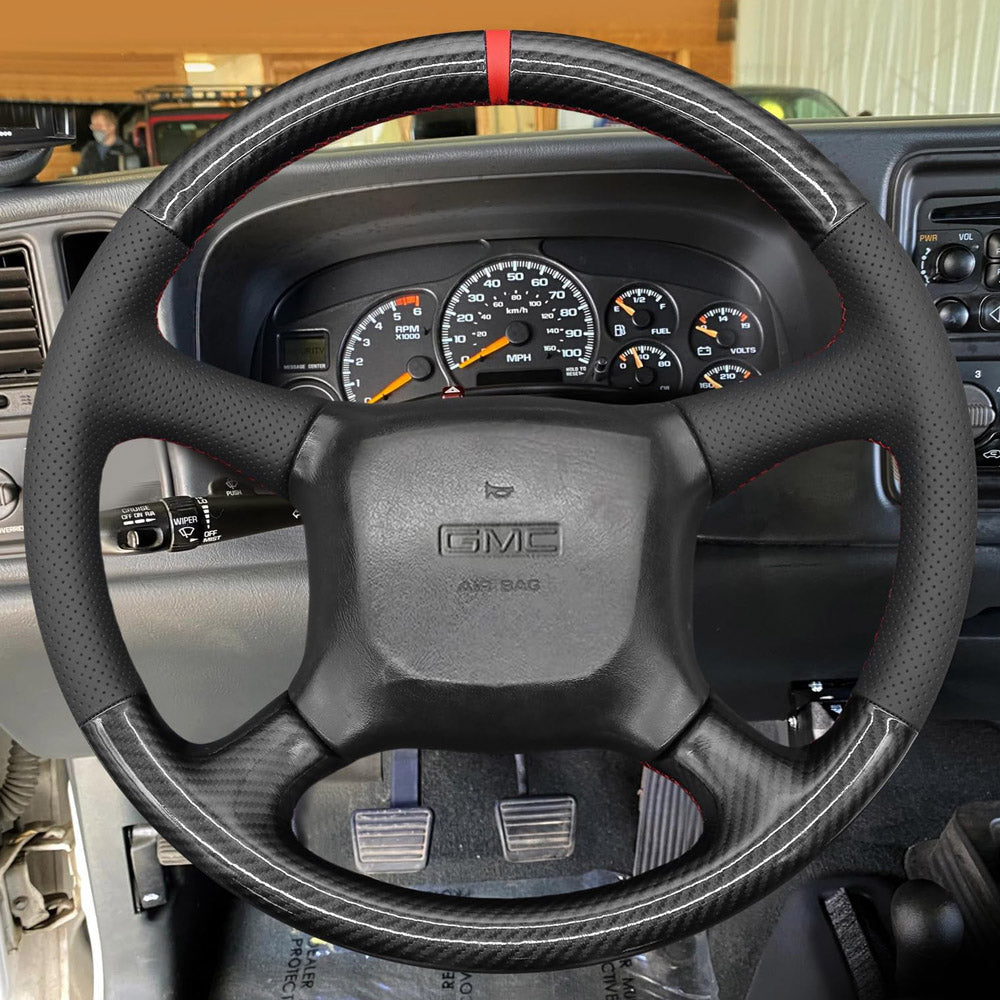 Steering Wheel Cover for GMC Sierra 1500 2500 3500 C3 Jimmy Safari Savana Sonoma Suburban TopKick C5500 C6500 C7500 Yukon