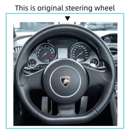 Steering Wheel Cover for Lamborghini Gallardo 2004-2014