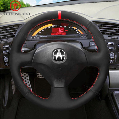 LQTENLEO Hand-stitched Car Steering Wheel Cover for Honda S2000 2000-2009 / Civic (SI) 2002-2005 / Insight 2000-2006 / for Acura RSX 2002-2006 - LQTENLEO Official Store