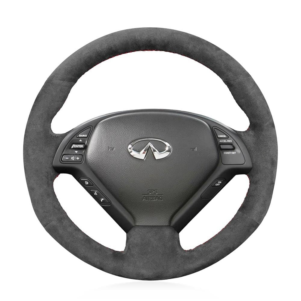 Steering Wheel Cover for Infiniti G25 G35 G37 EX30 EX35 EX37 Q40 Q60 QX50 / Nissan Skyline