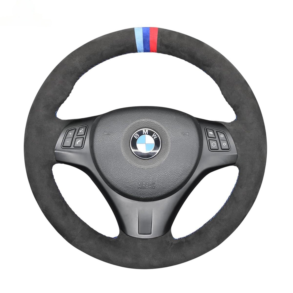 Steering Wheel Cover for BMW M Sport X1 M3 E81 E82 E84 E87 E88 E90 E91 E92 E93