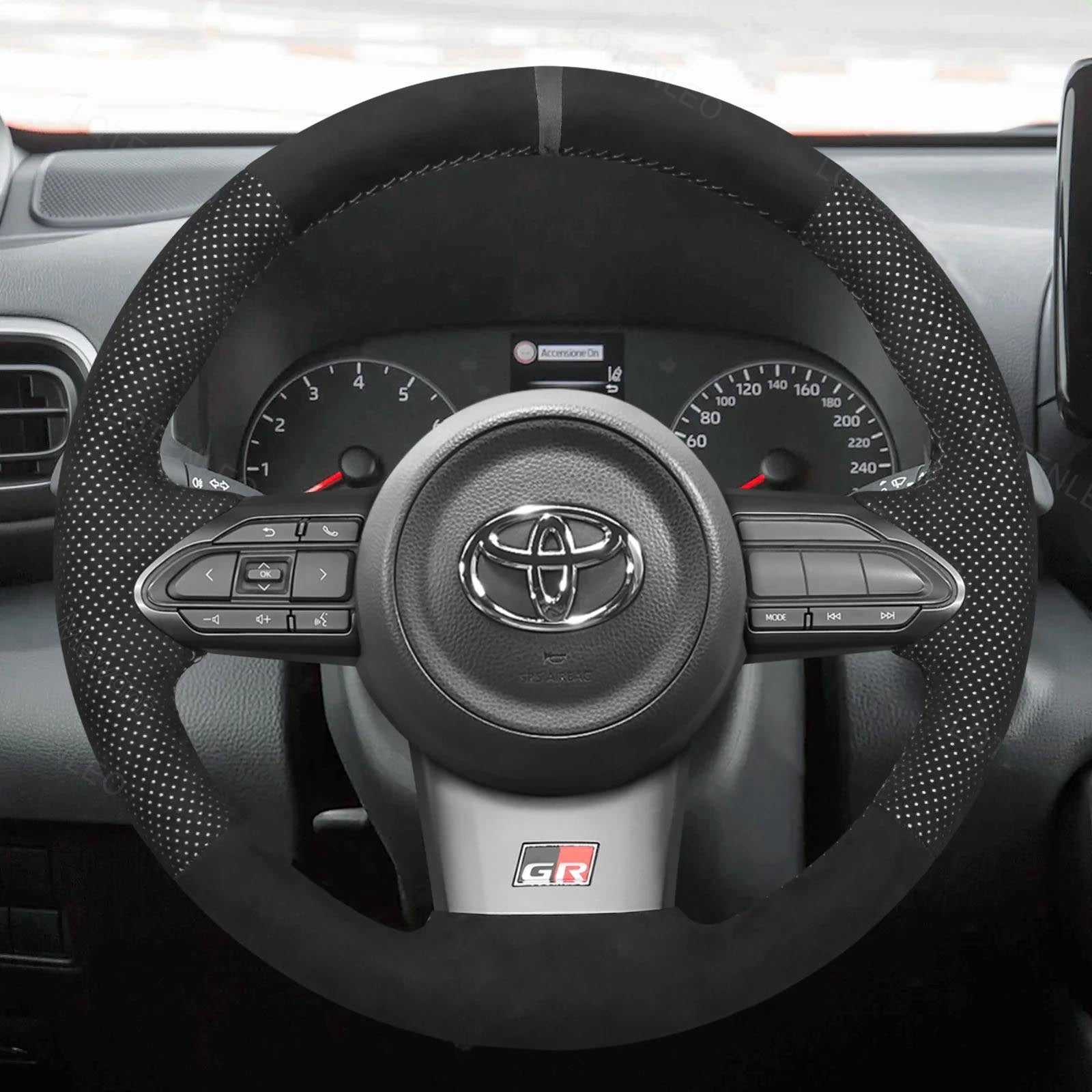 Steering Wheel Cover for Toyota Yaris GR Corolla 2020-2024